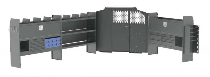 Kargo Master 42TLL ELECTRICAL CONTRACTOR 46 H SHELVES FORD TRANSIT That Truck and Van