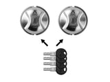 SATURN EVO Daken Lock (Silver, 2 pcs, 4 keys)