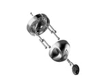 SATURN EVO Daken Lock (Silver, 2 pcs, 4 keys)