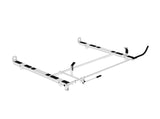 Clamp & Lock HD Aluminum Ladder Rack Kit - Double - 6.5' Most Commercial Caps