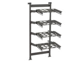 Complete 4 Unit PACKOUT Shelf w/ Slide-Outs and Legs (2)