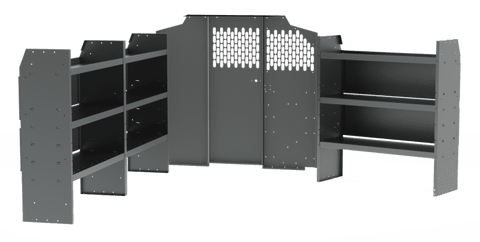 Kargo Master 40TRL BASE 46" H SHELVES - FORD TRANSIT SWB LOW ROOF