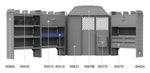 Kargo Master 43TRM Security 60" H Shelves - Transit 130" WB Mid Roof