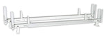 Kargo Master 4A821 HD ALUMINUM 2-BAR LADDER RACK - TRANSIT, TRANSIT CONNECT, METRIS, NV, NV200, CITY EXPRESS, PROMASTER CITY